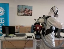 Απολύμανση με εκνέφωση σε επαγγελματικό χώρο