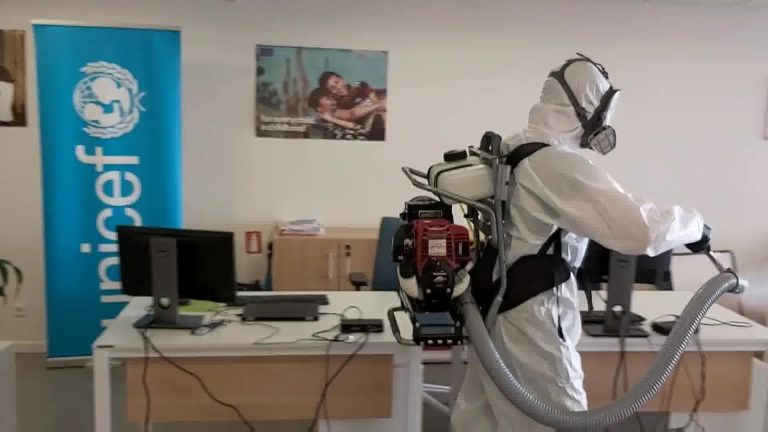 Απολύμανση με εκνέφωση σε επαγγελματικό χώρο